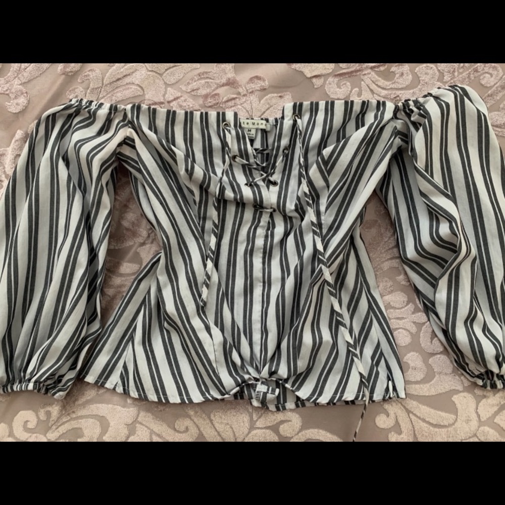 Over shoulder blouse